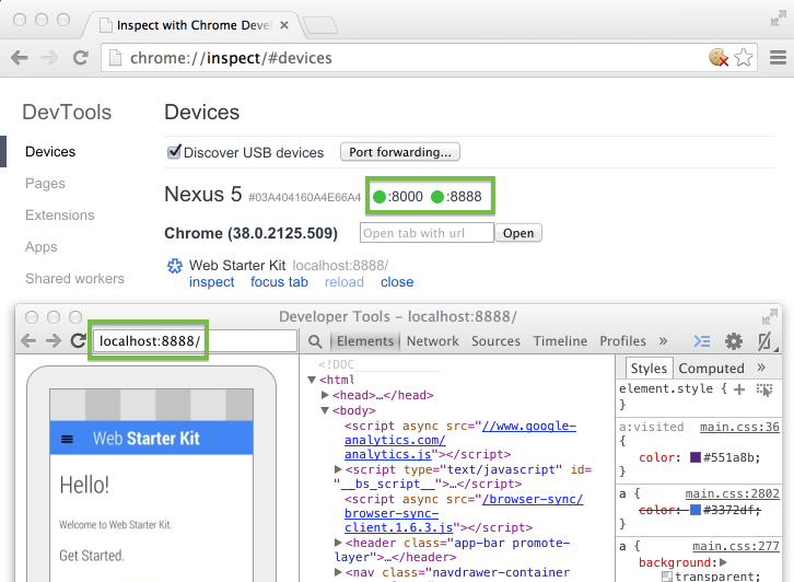 viewing local content on mobile