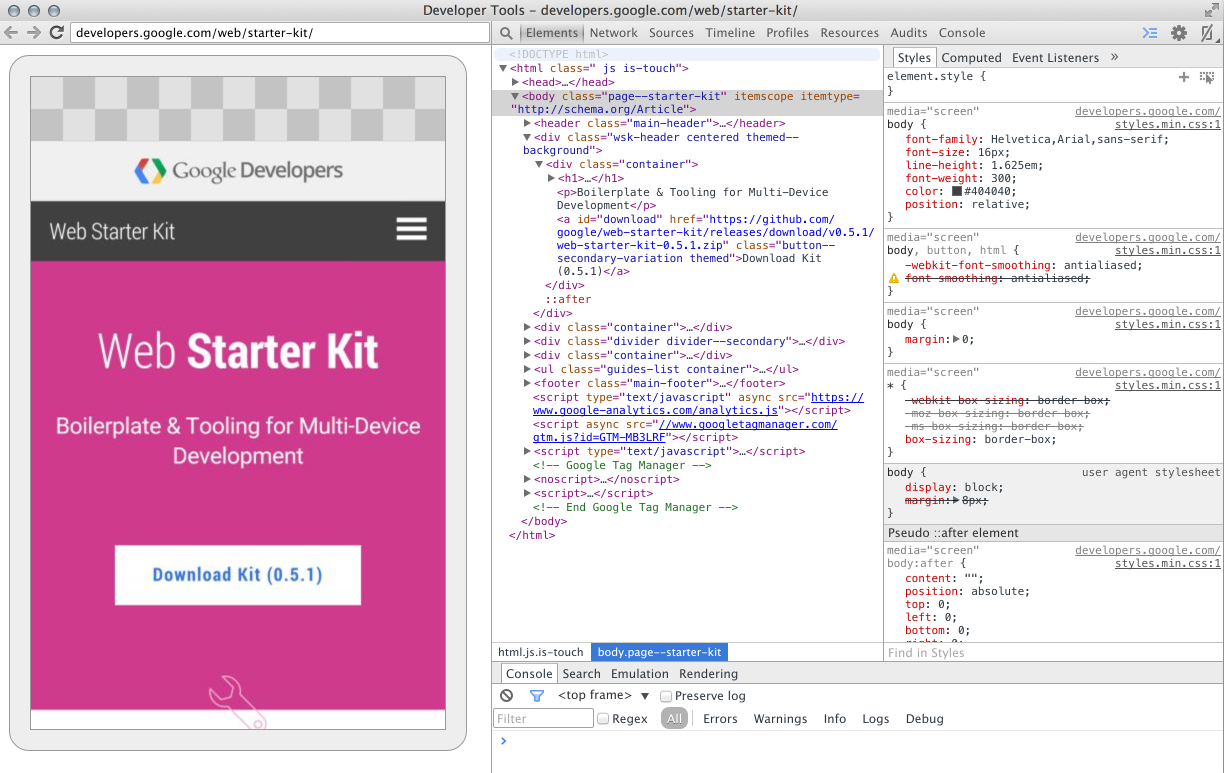 Open a new remote tab.
