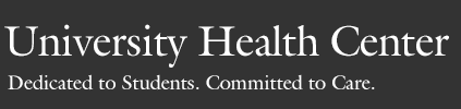 University Health Center, University of Georgia. Dedicated to Students. Committed to Care.