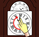 Wind a Grandfather Clock