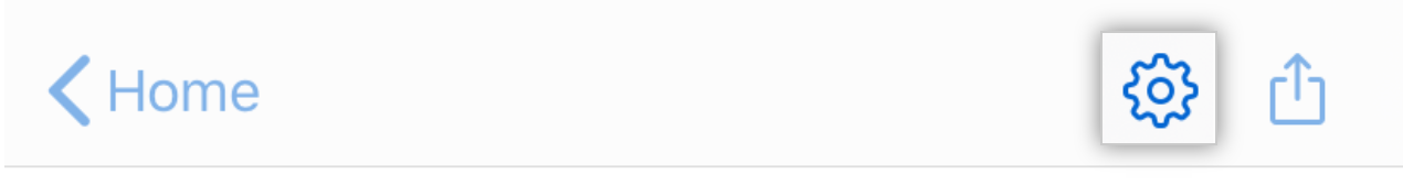 Settings icon for GitHub for iOS