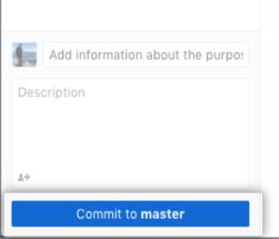 Fazer commit para o mestre