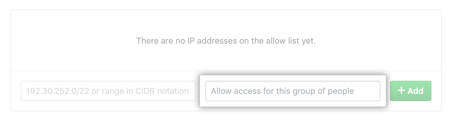 Key field to add name for IP address