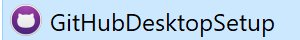 El archivo de GitHubDesktopSetup