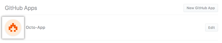 GitHub App auswählen