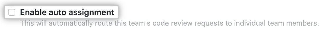 Schaltfläche „Code review assignment" (Code-Review-Zuweisung)