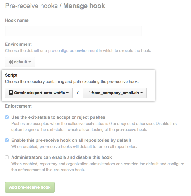 Hook-Skript