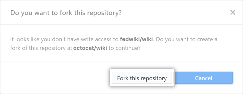 Botón para ramificar este repositorio
