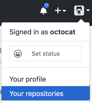 Enlace a tus repositorios