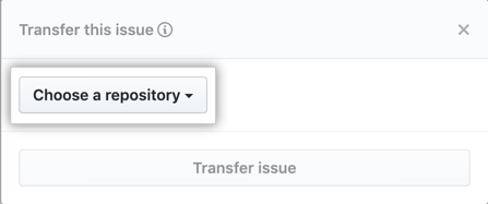 Seleção em Choose a repository (Escolher um repositório)