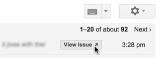 Gmail 中的按钮