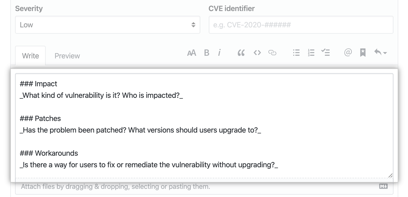 Descripción de vulnerabilidad en la asesoría de seguridad