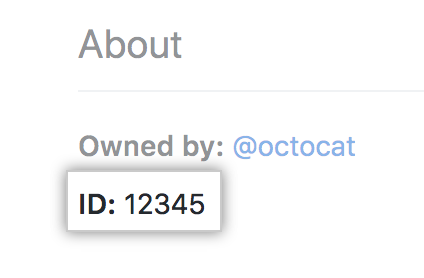 Tu número de ID para la app