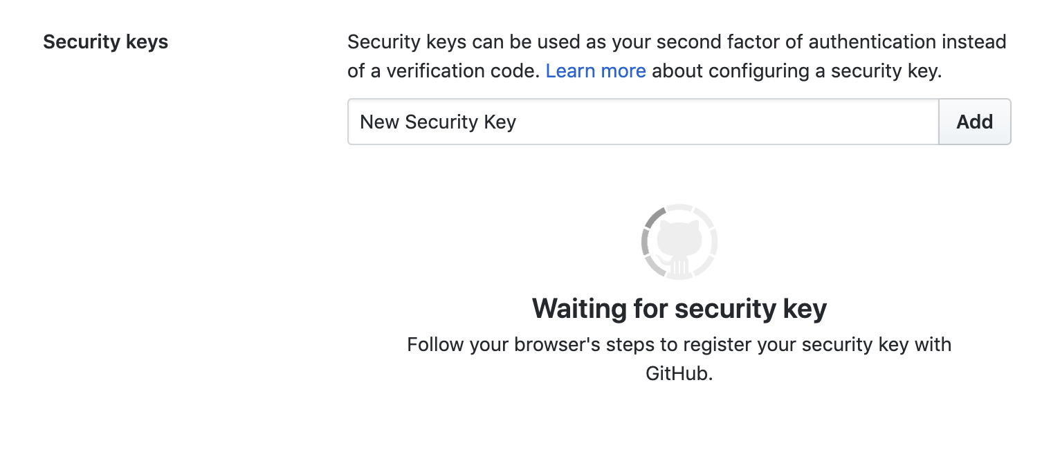 Solicitar una clave de seguridad