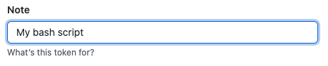 令牌说明字段