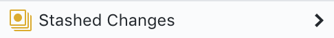 [Stash changes] オプション