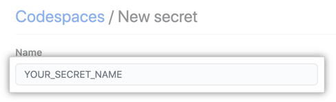 "Name" text box