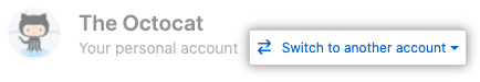 Context switcher button