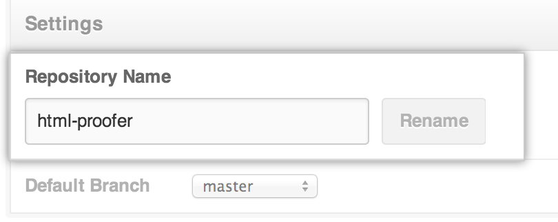 Repository umbenennen