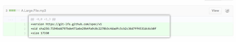 Ejemplo de PR para archivos de gran tamaño