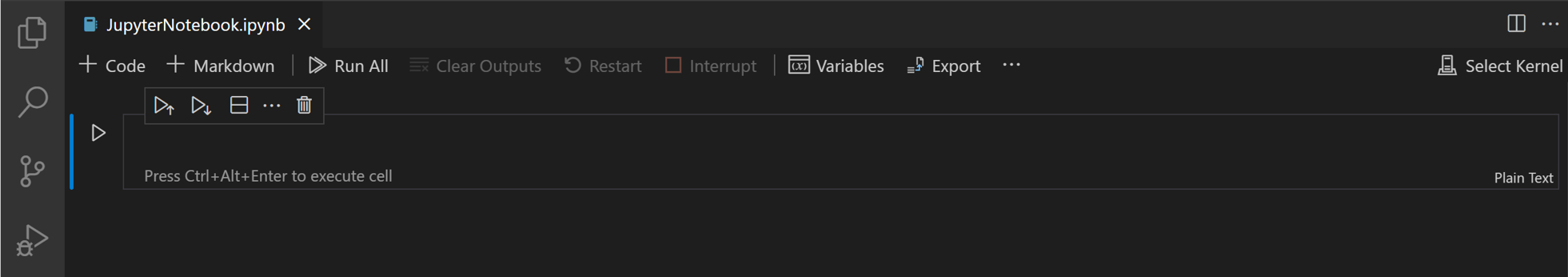 Blank Jupyter Notebook
