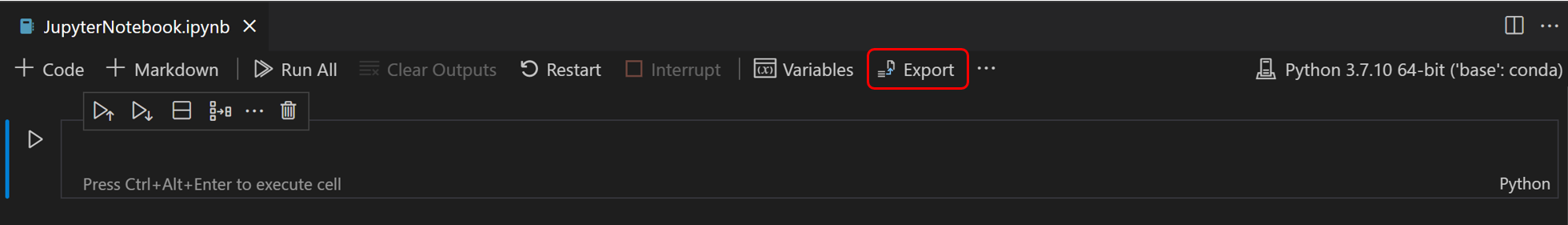 Convert Jupyter Notebook to Python file