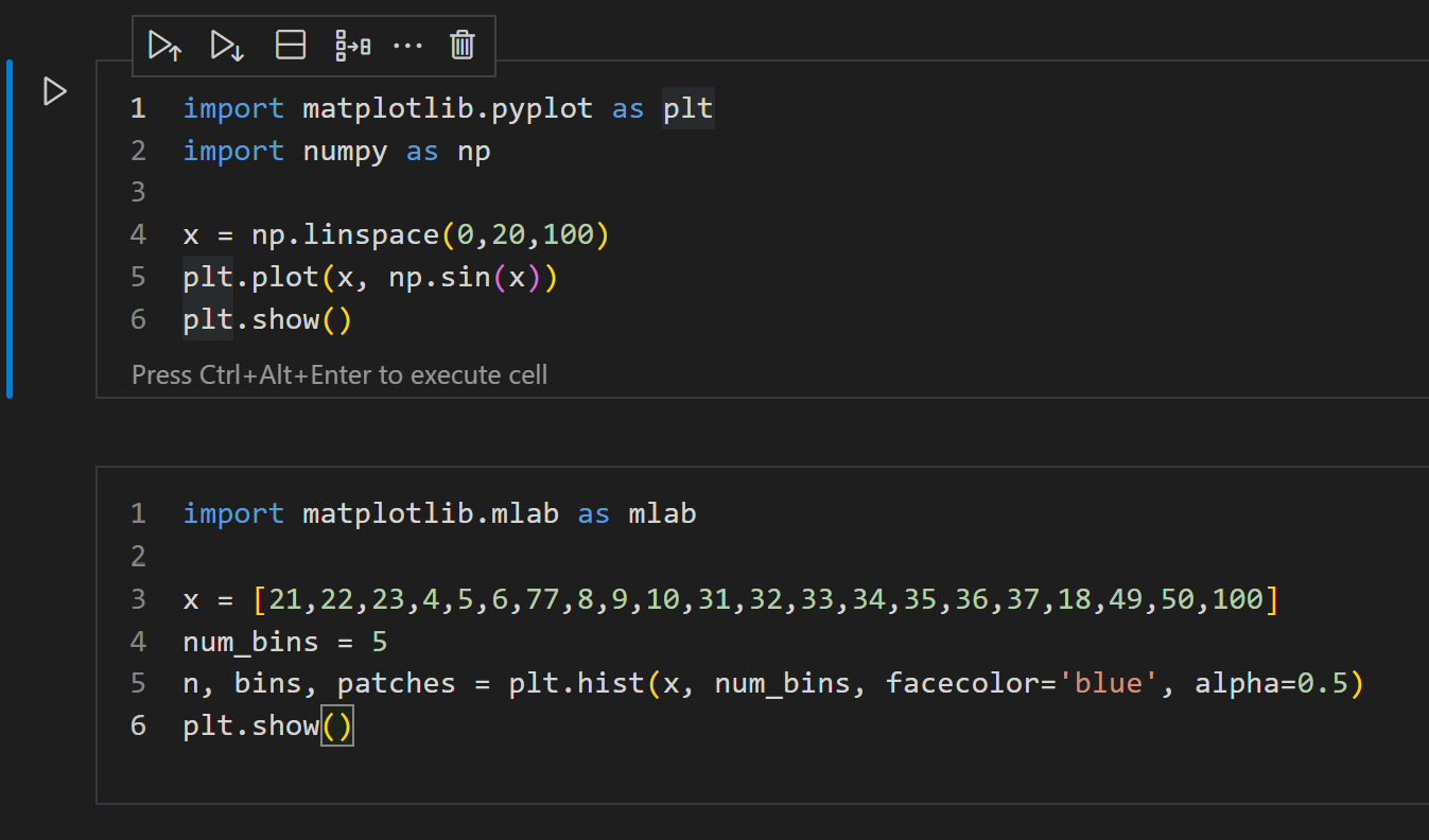 Line numbers enabled for notebook