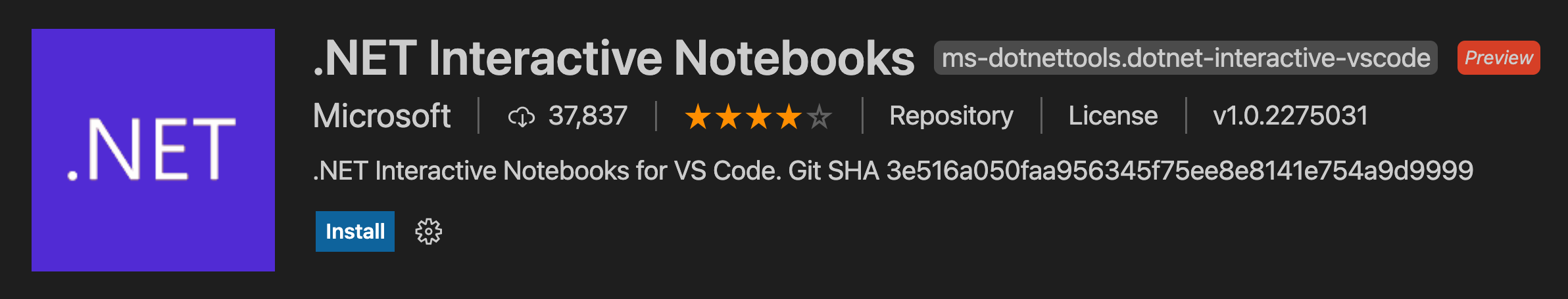 Preview of Jupyter Notebooks in VS Code