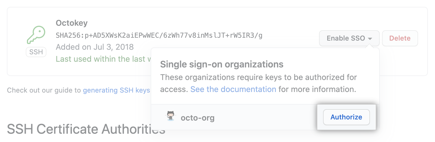 Token authorize button