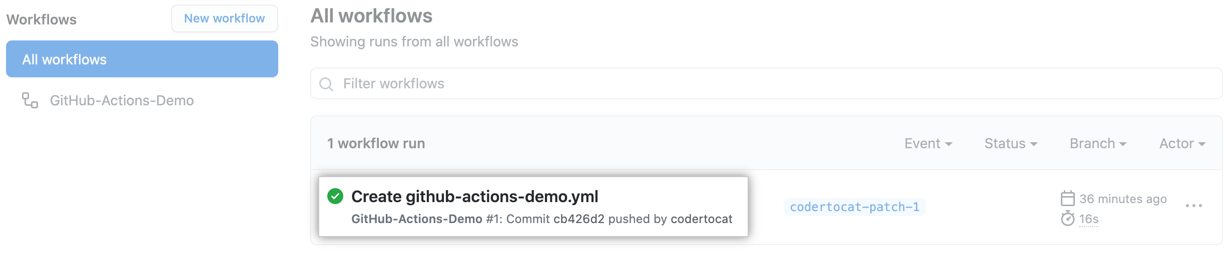 Name der Workflow-Ausführung