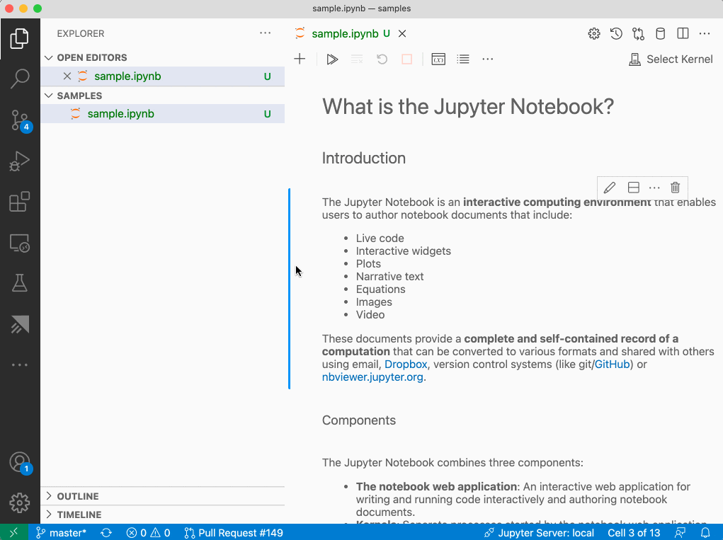 Jupyter Table of Contents