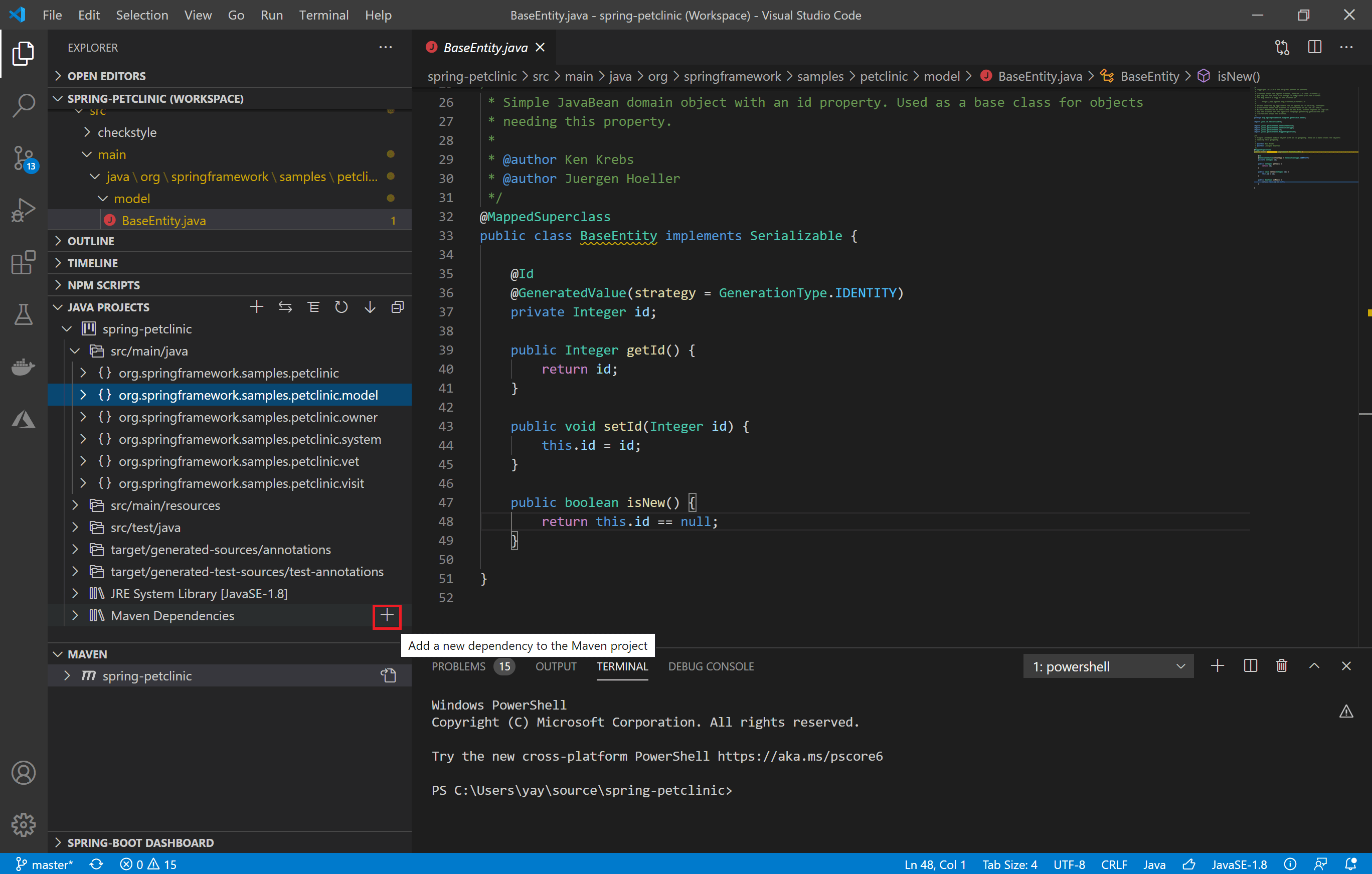 add maven dependency