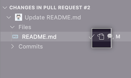 Opción para abrir una solicitud de cambios en un codespace