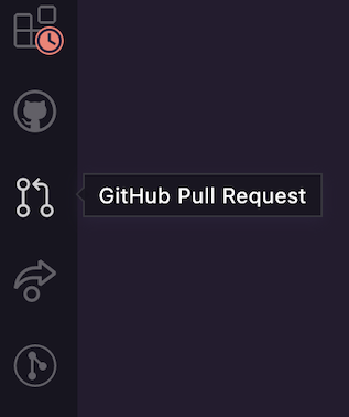 Opción para abrir una solicitud de cambios en un codespace