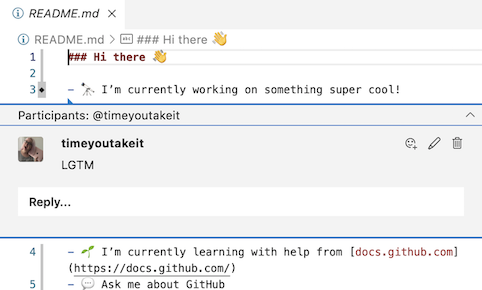 Opción para abrir una solicitud de cambios en un codespace