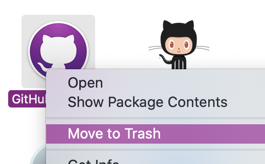 [Move to Trash] オプション