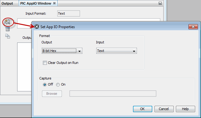 Set App I/O Properties AppIO_Setup_X.gif