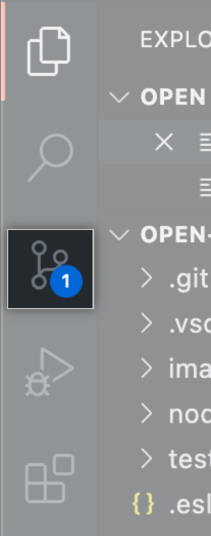 Vue Contrôle de code source
