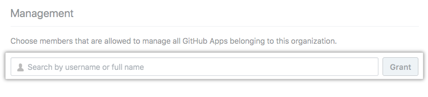 GitHub App 관리자 추가