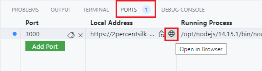 Port Forwarding Panel