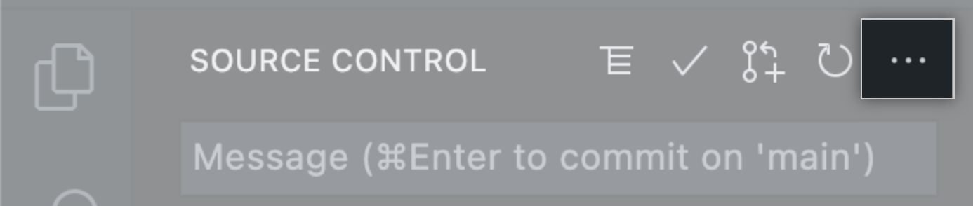 Botón de puntos suspensivos para las opciones Ver y Más acciones
