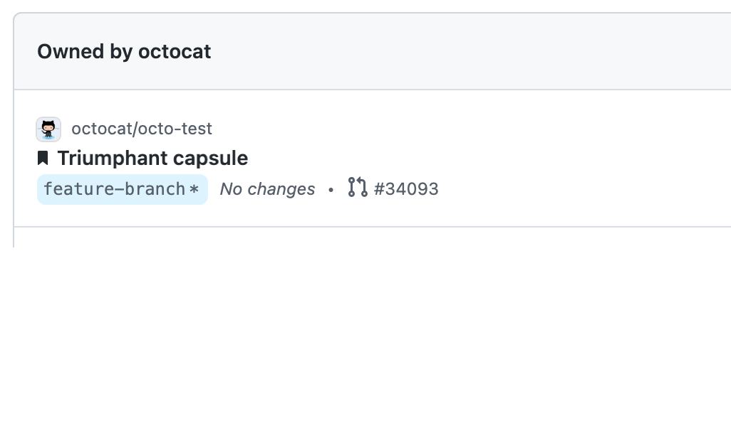 带书签图标的 codespace 的屏幕截图