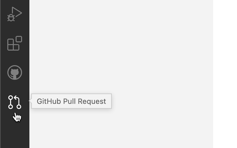 codespace で PR を開くオプション