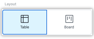 Screenshot showing layout option